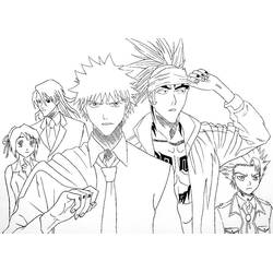Coloring page: Bleach (Anime and Manga) #208088 - Free Printable Coloring Pages