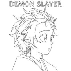 Demon Slayer (Anime and Manga) coloring page #175973 to print and color