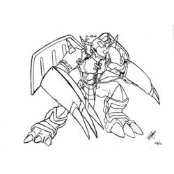 Coloring pages: Digimon - Free Printable Coloring Pages