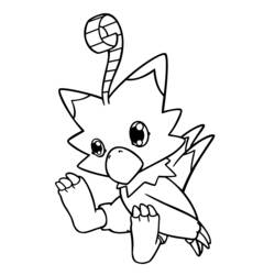 Digimon (Anime and Manga) coloring page #51637 to print and color