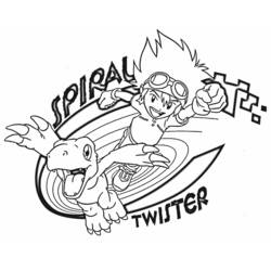 Digimon (Anime and Manga) coloring page #51667 to print and color