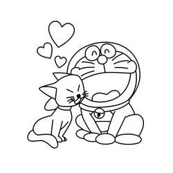 Coloring pages: Doraemon - Free Printable Coloring Pages