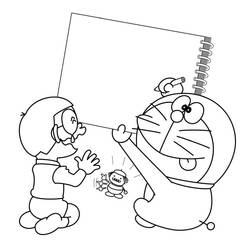 Coloring page: Doraemon (Anime and Manga) #208756 - Free Printable Coloring Pages
