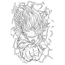 Dragon Ball Z (Anime and Manga) coloring page #38728 to print and color
