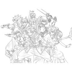 Coloring pages: Fairy Tail - Free Printable Coloring Pages
