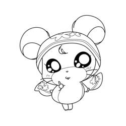 Hamtaro (Anime and Manga) coloring page #39941 to print and color