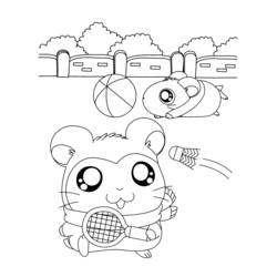 Hamtaro (Anime and Manga) coloring page #40098 to print and color