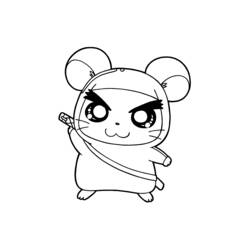 Hamtaro (Anime and Manga) coloring page #40150 to print and color