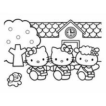 Hello Kitty (Anime and Manga) coloring page #36729 to print and color