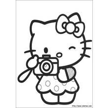Hello Kitty (Anime and Manga) coloring page #36735 to print and color