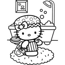 Hello Kitty (Anime and Manga) coloring page #36742 to print and color
