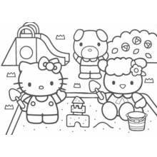 Hello Kitty (Anime and Manga) coloring page #36752 to print and color