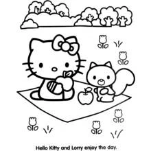 Hello Kitty (Anime and Manga) coloring page #36754 to print and color