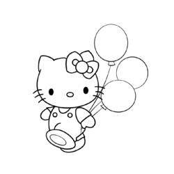 Hello Kitty (Anime and Manga) coloring page #36763 to print and color