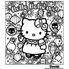 Hello Kitty (Anime and Manga) coloring page #36796 to print and color