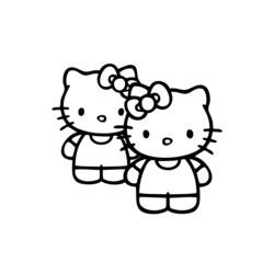 Hello Kitty (Anime and Manga) coloring page #36829 to print and color