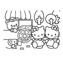 Hello Kitty (Anime and Manga) coloring page #36855 to print and color