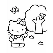 Hello Kitty (Anime and Manga) coloring page #36883 to print and color