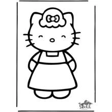 Hello Kitty (Anime and Manga) coloring page #36888 to print and color