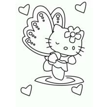 Hello Kitty (Anime and Manga) coloring page #36899 to print and color
