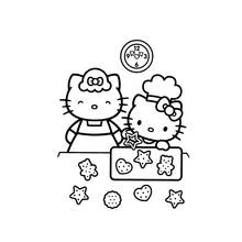 Hello Kitty (Anime and Manga) coloring page #36902 to print and color