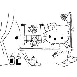 Hello Kitty (Anime and Manga) coloring page #36932 to print and color