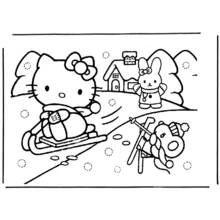 Hello Kitty (Anime and Manga) coloring page #36959 to print and color