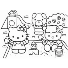 Hello Kitty (Anime and Manga) coloring page #36960 to print and color