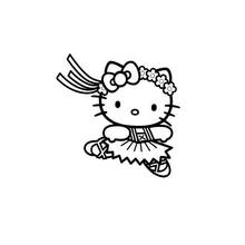 Hello Kitty (Anime and Manga) coloring page #36983 to print and color
