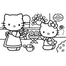 Hello Kitty (Anime and Manga) coloring page #36988 to print and color