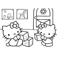 Hello Kitty (Anime and Manga) coloring page #37018 to print and color