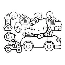 Hello Kitty (Anime and Manga) coloring page #37031 to print and color