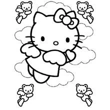 Hello Kitty (Anime and Manga) coloring page #37047 to print and color