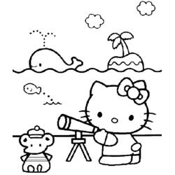 Hello Kitty (Anime and Manga) coloring page #37051 to print and color