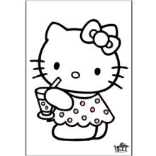Hello Kitty (Anime and Manga) coloring page #37119 to print and color