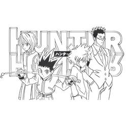 Hunter x Hunter (Anime and Manga) coloring page #201182 to print and color