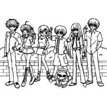 Mermaid Melody: Pichi Pichi Pitch (Anime and Manga) coloring page #53690 to print and color