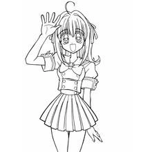 Coloring pages: Mermaid Melody: Pichi Pichi Pitch - Free Printable Coloring Pages