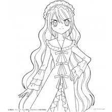 Mermaid Melody: Pichi Pichi Pitch (Anime and Manga) coloring page #53749 to print and color