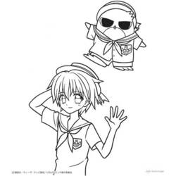 Mermaid Melody: Pichi Pichi Pitch (Anime and Manga) coloring page #53759 to print and color