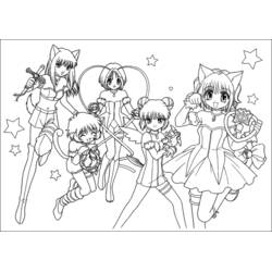 Coloring pages: Mew Mew Power - Free Printable Coloring Pages