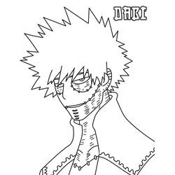 Coloring pages: My Hero Academia - Free Printable Coloring Pages