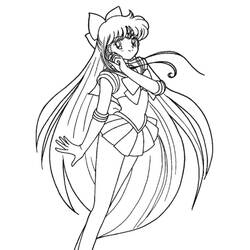 Sailor Moon (Anime and Manga) coloring page #182984 to print and color