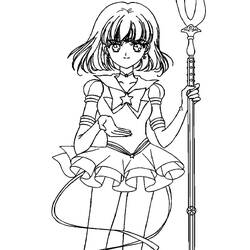 Sailor Moon (Anime and Manga) coloring page #182986 to print and color