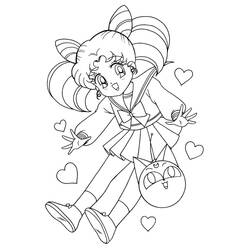 Sailor Moon (Anime and Manga) coloring page #182998 to print and color