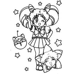 Sailor Moon (Anime and Manga) coloring page #183000 to print and color