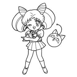 Sailor Moon (Anime and Manga) coloring page #183001 to print and color