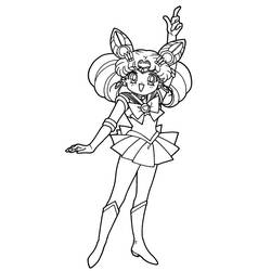 Sailor Moon (Anime and Manga) coloring page #183006 to print and color