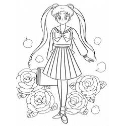 Sailor Moon (Anime and Manga) coloring page #183012 to print and color
