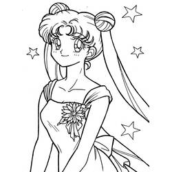 Sailor Moon (Anime and Manga) coloring page #183014 to print and color